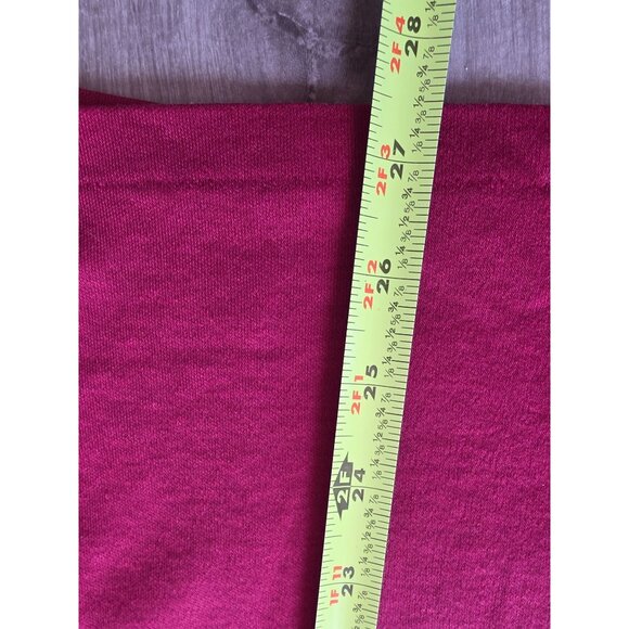 L.L. Bean Mens Long Sleeve Polo Shirt Size XL Raspberry Cotton - Picture 6 of 7